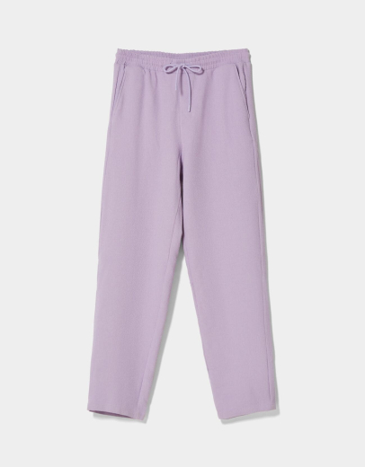 Wide Leg-Joggerhose mit Textur